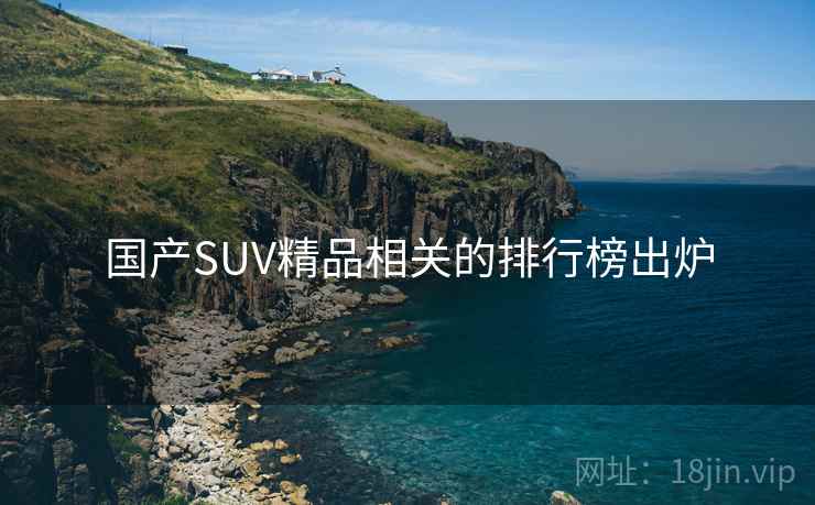 国产SUV精品相关的排行榜出炉